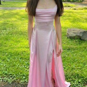 Lucy In The Sky pink prom dress!!